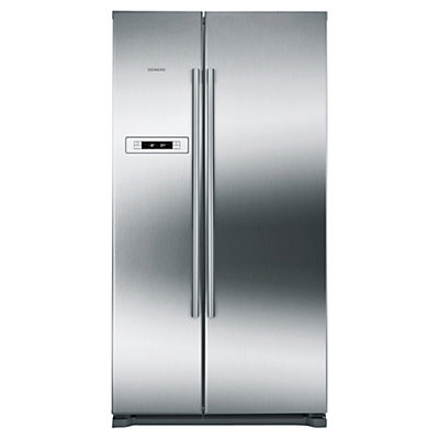 Siemens KA90NVI20G American Style Fridge Freezer, A+ Energy Rating, 90cm Wide, Stainless Steel Siemens KA90NVI20G American Style Fridge Freezer, A+ Energy Rating, 90cm Wide, Stainless Steel